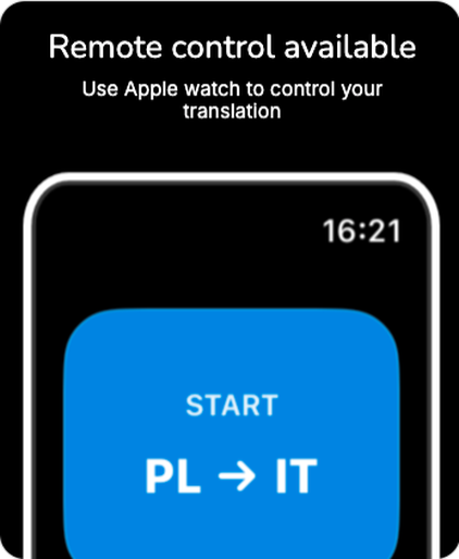Apple Watch remote control screenshot
